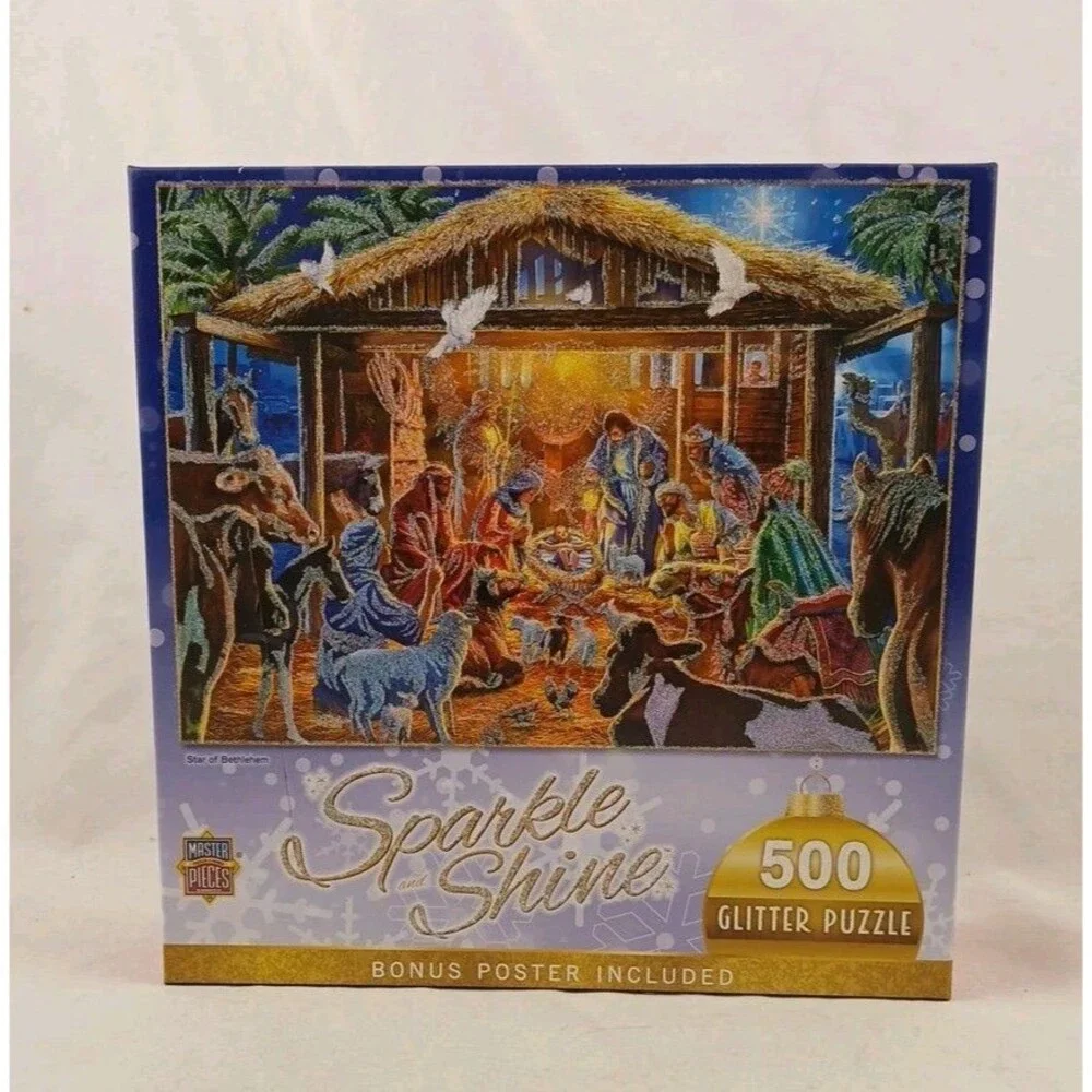 MasterPieces 500 Piece Glitter Jigsaw Puzzle-